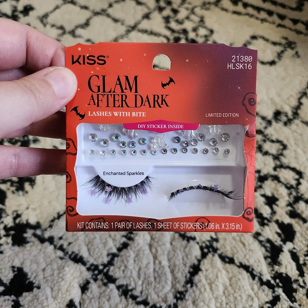 Kiss Glam After Dark Lashes - Black